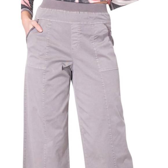 NEW HABITAT salt wash wide leg pants in fog - Picture 2 of 3
